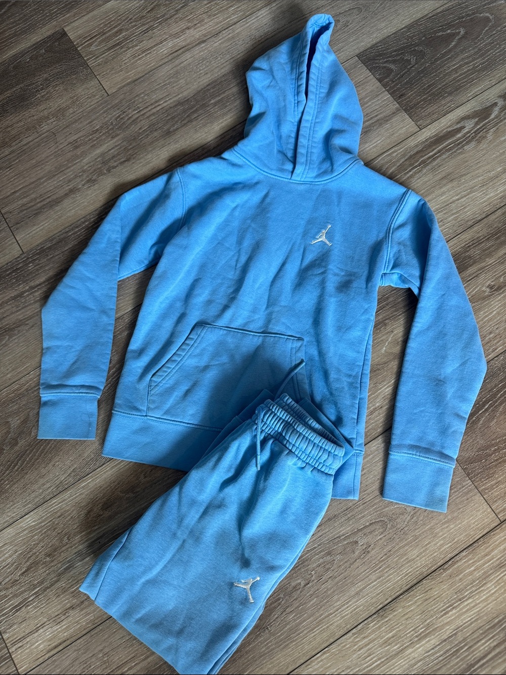 Jordan Kids Light Blue Hoodie & Joggers Set